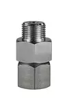 SWIVEL COUPLING 3/8M/F max 275 bar Messinki/rst - Clen kaksoisnipat ja liittimet - 11972 - 1