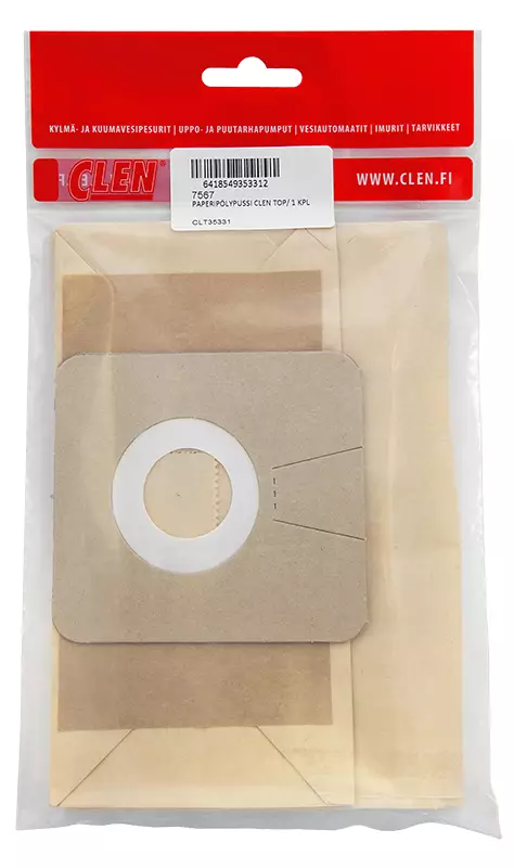 PAPERIPÖLYPUSSI CLEN TOP/ 1 KPL - Clen pölypussit - 11862 - 1