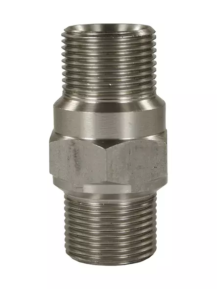 KAKSOISNIPPA M22x1,5 U/U JATKO 500 BAR RST - Clen kaksoisnipat ja liittimet - 10523 - 1