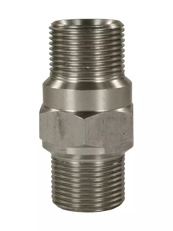 KAKSOISNIPPA M22x1,5 U/U JATKO 500 BAR RST - Clen kaksoisnipat ja liittimet - 10523 - 1