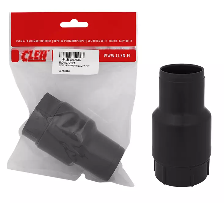 LIITIN LETKU/PUTKI 38MM Pyörivä "New" - Clen imureiden liittimet ja adapterit - 9293 - 1