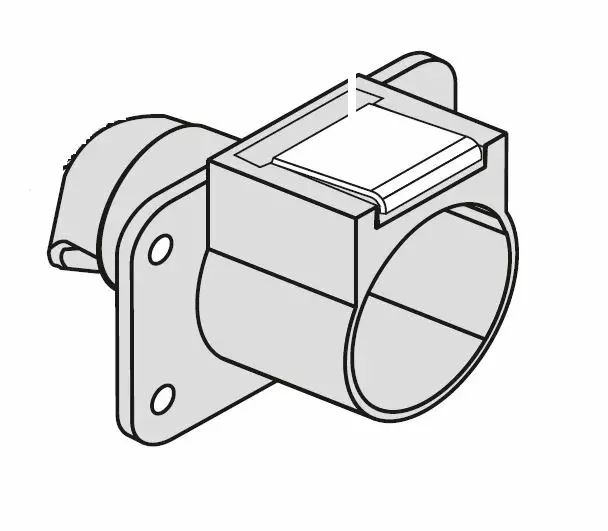 LIITIN SÄILIÖÖN VOLCAN METALLI - Clen imureiden liittimet ja adapterit - 18164 - 1