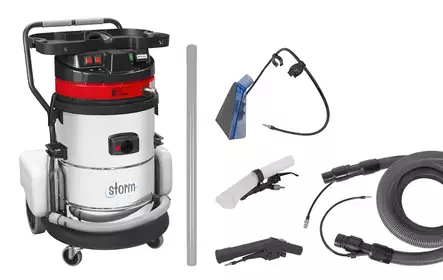 CLEN STORM Pesevä imuri 2 x 1200W - Clen tekstiilipesurit ammattilaisille - 9105 - 1