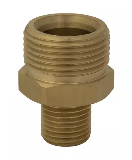 KAKSOISNIPPA M22x1,5U - 1/4"U MESSINKI - Clen kaksoisnipat ja liittimet - 11235 - 1