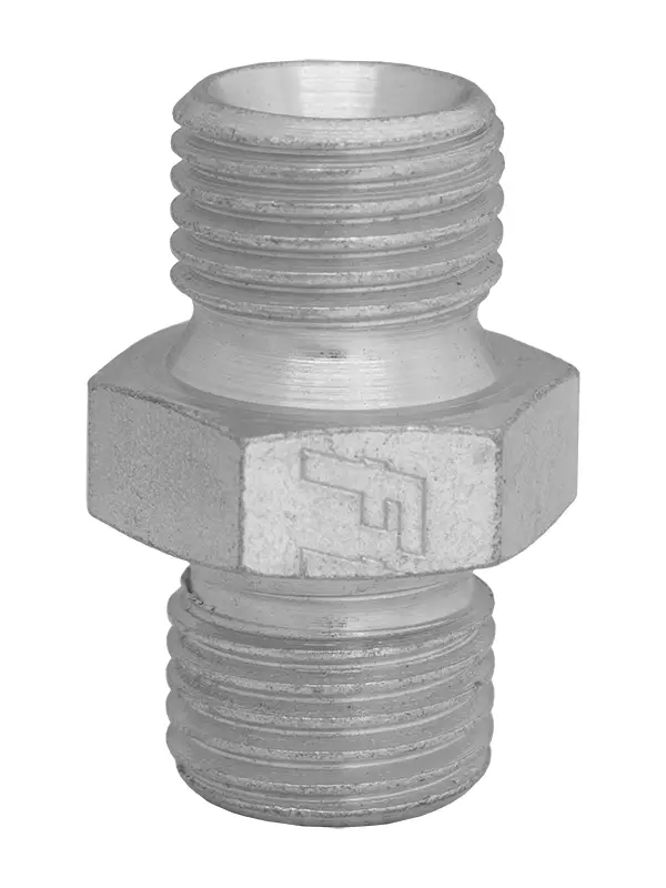 KAKSOISNIPPA 1/4"U-U GALVANOITU TERÄS - Clen kaksoisnipat ja liittimet - 10315 - 1