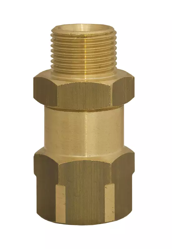 PYÖRIVÄ LIITIN MV 3/8"S - 3/8"U MESSINKI - Clen kaksoisnipat ja liittimet - 9295 - 1