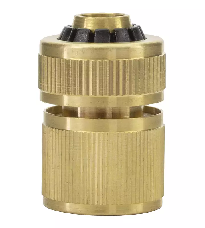 GARDEN PIKALIITIN NAARAS 16/19MM(3/4") MESSINKI - Clen kaksoisnipat ja liittimet - 10466 - 1