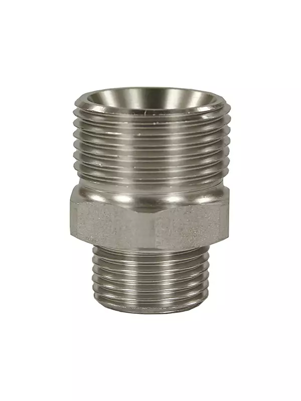 KAKSOISNIPPA M22x1,5U - 1/4"U 500 BAR RST - Clen kaksoisnipat ja liittimet - 10539 - 1